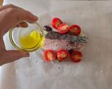 たらとじゃがいも、オリーブの包み焼き作り方5写真