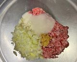 つなぎ不要ジューシーなピーマンの肉詰め作り方2写真