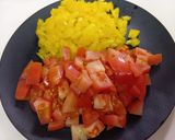 クリームチーズと彩り野菜のクスクスサラダ作り方3写真