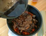 お家でジビエ。鹿ミンチと焼き栗のラグー作り方6写真