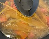 卵とトマトのワンパンパスタ⭐︎もちもち作り方3写真