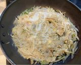 釜揚げ白エビ、ブロッコリー茎ゴボウのたまご丼作り方5写真