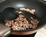 卵のっけバター醤油焼き飯作り方2写真