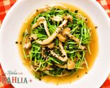 爆速🌱豆苗としめじ🍄🟫喫茶店コンソメソテー和製洋食作り方4写真