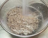 茄子と豚肉のつけ蕎麦作り方7写真