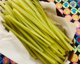 ＼ふきの／しょうが焼き●ネギマヨチーズ作り方1写真