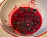 すくってたべるミルク餅＊ブルーベリーレアチーズ風作り方1写真