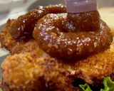あぐー豚肉みそdeみそかつバーガー作り方6写真
