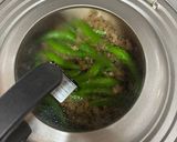 スナップエンドウとひき肉のカレー炒め作り方4写真