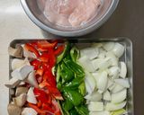 やわらか鶏むね肉と野菜の黒酢あん作り方1写真