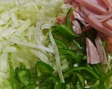 たっぷりキャベツの中華風春雨サラダ作り方2写真