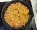 簡単！ベーコンときのこのワンパン和風パスタ！作り方6写真