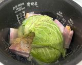 炊飯器でキャベツとベーコンのコンソメ煮作り方2写真
