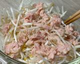 もやしとツナとアスパラのシャキッとサラダ♪作り方1写真
