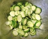 白だしで簡単 副菜 きゅうり パプリカの 酢の物作り方3写真