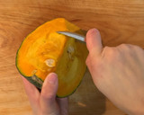 【弁当にも】しっとり甘〜いかぼちゃの煮物作り方1写真