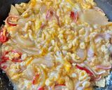 節約!ふわとろ甘辛カニカマ 卵丼作り方7写真