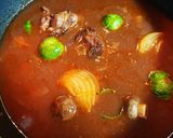 ブラウンルウのカレー　赤ワインと小豆煮汁作り方12写真