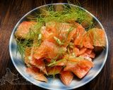 蜂蜜で無限!サーモンのルイベ🐟️道産子デザート化🍯作り方3写真