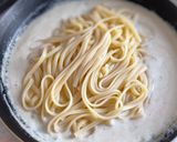 たけのこの味噌クリームスープパスタ作り方6写真
