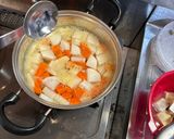 こうや豆腐と大根の煮物作り方3写真