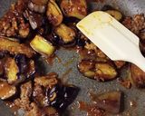 BBQ風ソースで！ナスとひき肉の甘辛丼作り方8写真