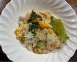 エビとレタスと卵のチャーハン🥬🦐🥚作り方4写真