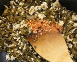 主役級！鷄ミンチの高菜炒め作り方1写真