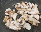 豚肉とチンゲン菜のワンパンにんにく塩炒め作り方2写真