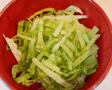 甜麺醤の甘辛味噌ダレの、豚バラ丼作り方8写真