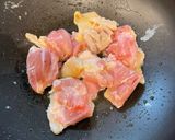 ♡チキンと茄子としめじのトマト煮込み♡作り方1写真