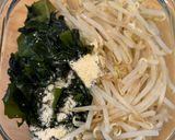 洗い物なし！ズボラで簡単☆もやしとわかめのナムル作り方3写真