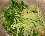 水菜のおひたし　わさび菜みたい作り方2写真
