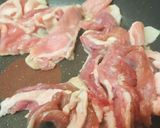 豚こまぎれ肉＆もやしのとんぺい焼き作り方1写真