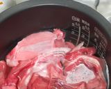 牛スジの下ゆで 炊飯器で作り方2写真