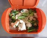 鶏胸肉と小松菜のわさび蒸しサラダ作り方5写真