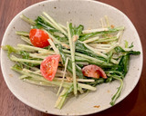 5分簡単！水菜のゴママヨネーズ和え作り方3写真