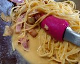 生クリーム無しの💫濃厚カルボナーラ作り方7写真