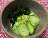 きゅうりとワカメの酢の物作り方3写真