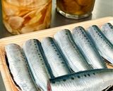 イワシの梅干し甘酢生姜煮作り方1写真