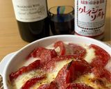 チーズとろ旨☆焼きモツァレラトマト作り方5写真