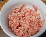 不器用豚挽肉とキムチのマヨネーズ炒飯作り方1写真