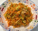 夏野菜、ズッキーニ入りニンジンしりしり作り方8写真