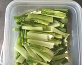 小松菜としめじと豚バラ肉の野菜炒め作り方2写真
