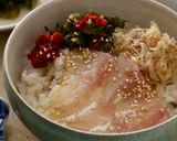 熊本の山の幸＆海の幸♪高菜漬けと鯛のお茶漬け作り方2写真