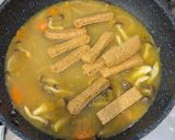 レトルトカレーうどん 水増しレシピ作り方5写真
