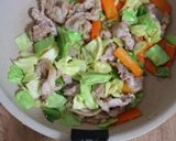 【豚肉と野菜の旨だれ炒め】作り方5写真