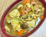 フライパン１つで簡単！和風スープカレー作り方6写真