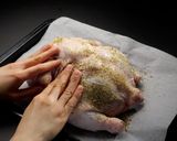 ローストコカトリスのピラフ詰め作り方1写真