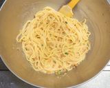 鮭フレークと納豆のパスタ作り方5写真